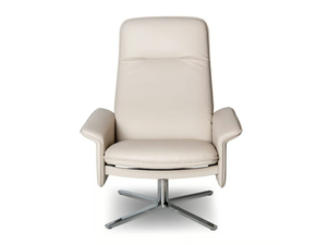 DS-55 LUNA - Recliner leather armchair with headrest with 4-spoke base _ de Sede